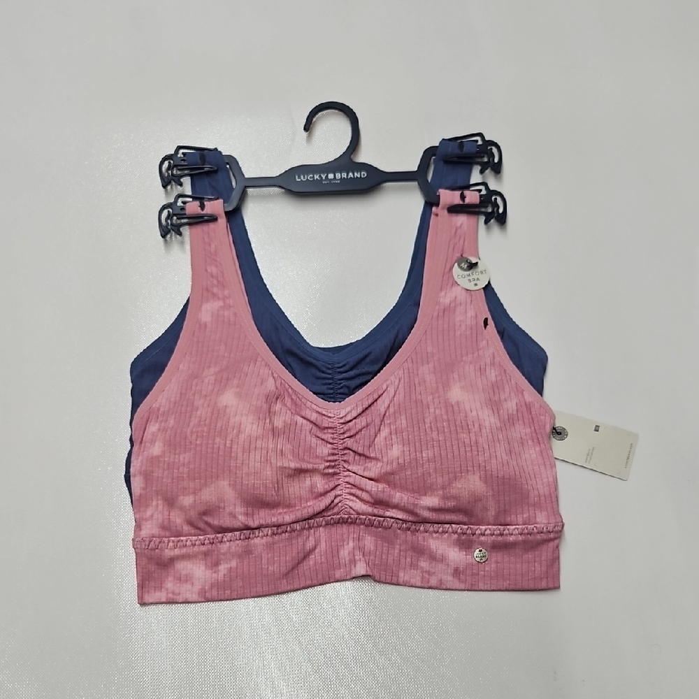 Lucky Brand Tie-Dye and Solid Sports Bras